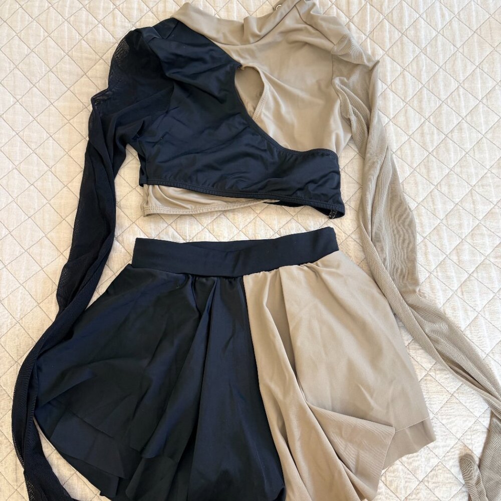 Girls Revolution Dance Tessalate Costume Size PA - Picture 3 of 3